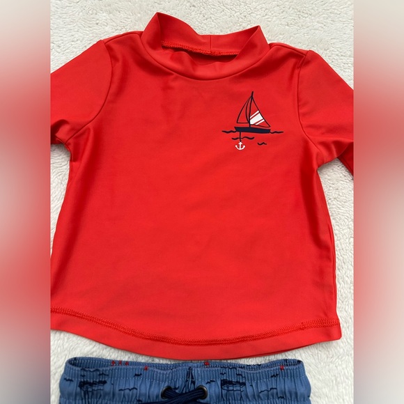 Boys swimsuit Sailor Rash Guard Set - Picture 4 of 7